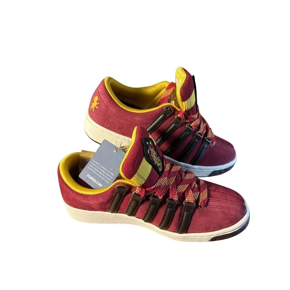 Harry Potter K-Swiss Gryffindor Sneakers NIB Size: Women's‎ 7.5 Men's 6 Youth 6Y